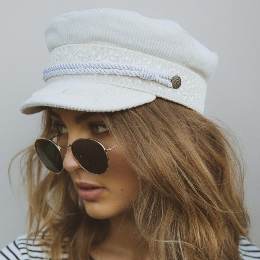 NWT Brixton Albany Cap - White